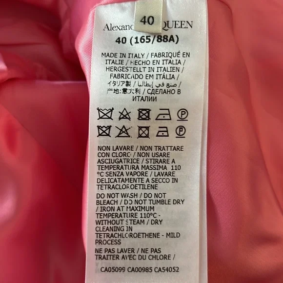 Alexander McQueen Hot Pink Blazer - Picture 5 of 5